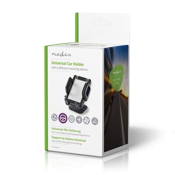 Nedis Smartphone bilmontering | In-Car | Universal | Minimal skjermstørrelse telefon: 4 " | Maksimal skjermstørrelse: 6.4 " | Adjustable Angle