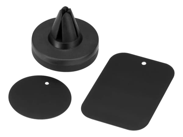 DELTACO Magnetisk bilholder for smarttelefoner for montering på viftegitteret, Svart