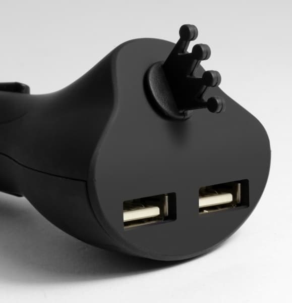 Technaxx magneettinen autoteline älypuhelimille ja tableteille + autolaturi (TE09)
