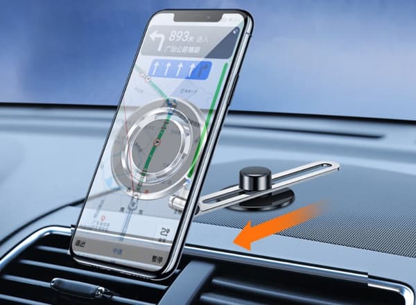 Tesla mobilhållare Premium, magnetisk, fästes bakom infotainment systemet