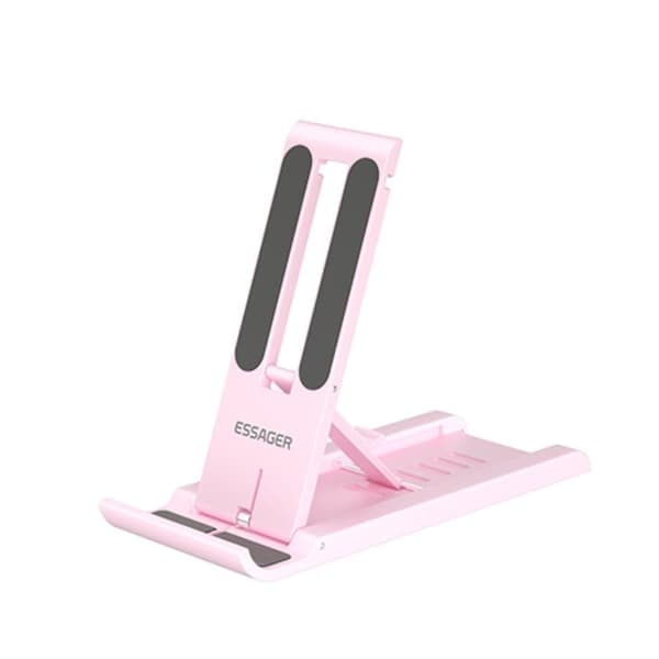 ESSAGER Bärbar Mobilhållare Bordsfäste - Rosa