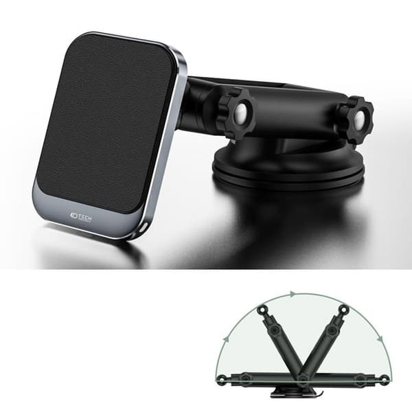 Tech-Protect Bilhållare Och Billaddare Magsafe - Svart