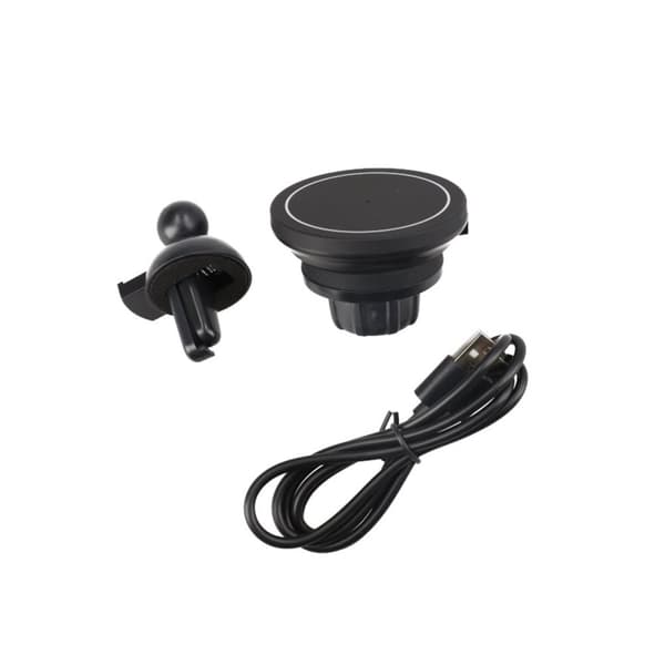 Trådlös Billaddare 15W Magnetisk - Svart