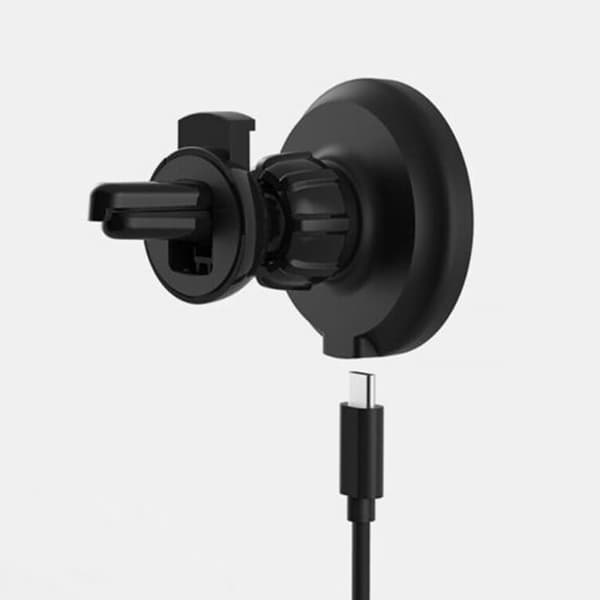 Trådlös Billaddare 15W Magnetisk - Svart