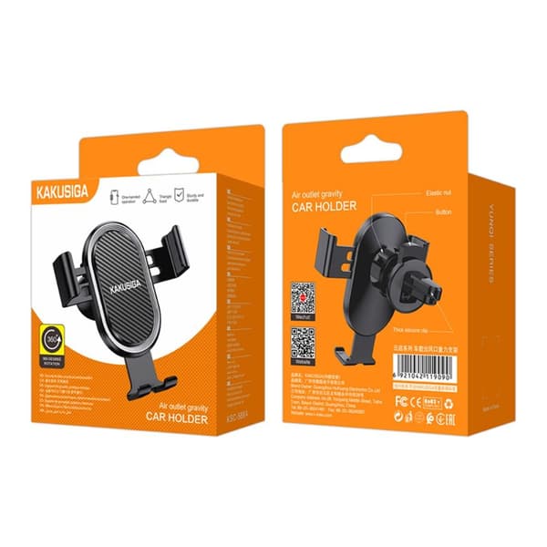 Billuftuttak Mobiltelefonholder ABS roterbar mobiltelefonholder Bil