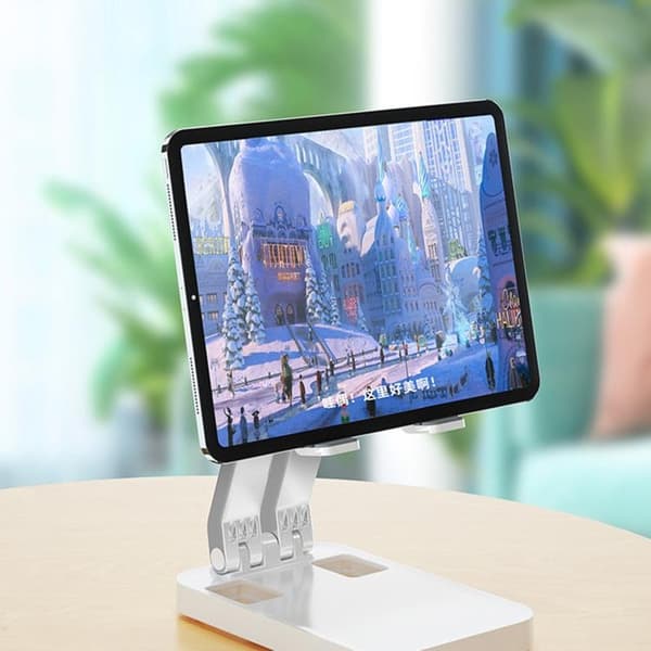 Universal Foldable Stativ För Mobil och Surfplattor K15 - Vit