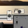 Miniatyrbild 6 av 7: Baseus T-Space Magnetisk Bilhållare för Sittbrunnen - Silver