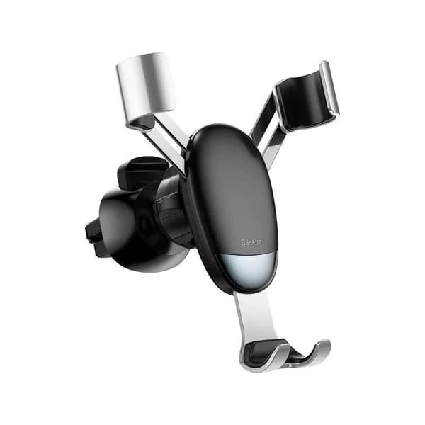 Baseus Mini Gravity - bilholder, sort/sølv