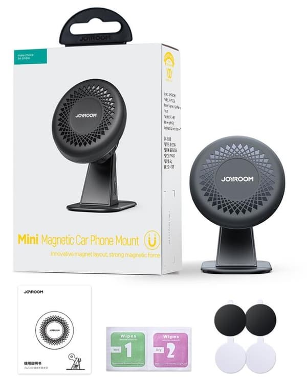 Joyroom Magnetisk Cockpit Mobilhållare - Mörkgrå
