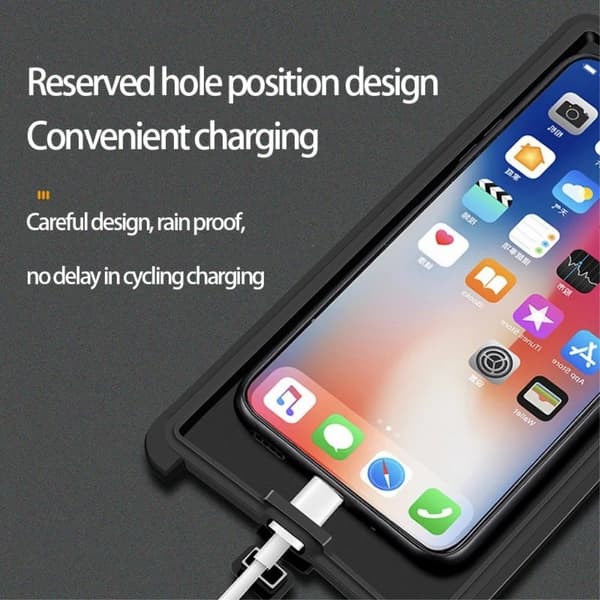 helt sluten regnsäker hållare för mobiltelefon pekskärm