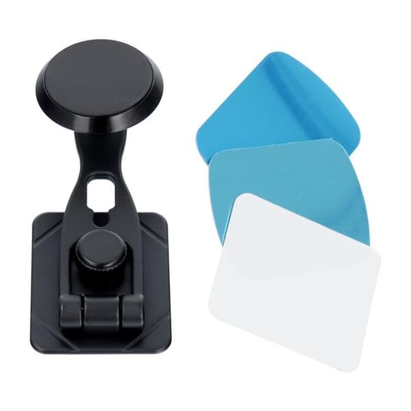 Magnetisk Bilhållare för Mittkonsol/Skrivbord - Svart