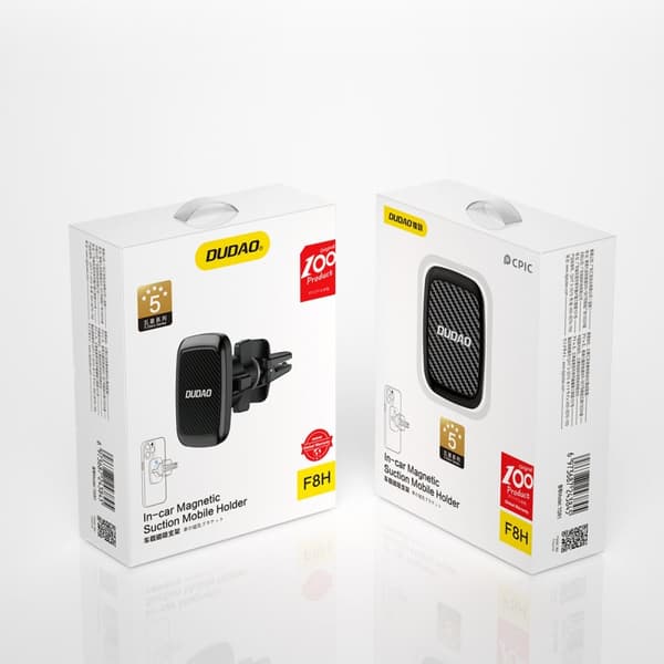 Dudao Dudao F8H magnetic car phone holder black (F8H)