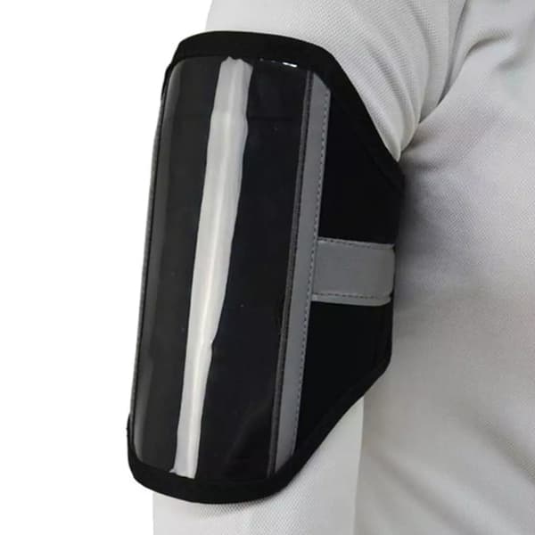 HyVIZ Silva Flash Neoprene Mobile Phone Holder Reflective Silver One Size