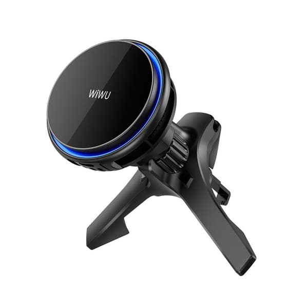 WIWU Magnetisk Bilhållare Med Trådlös Laddning 15W CH-317 - Svart