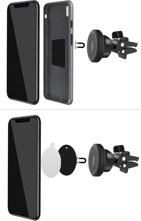 FoneKit Air Vent bilhållare för luftkonditionering med magnet