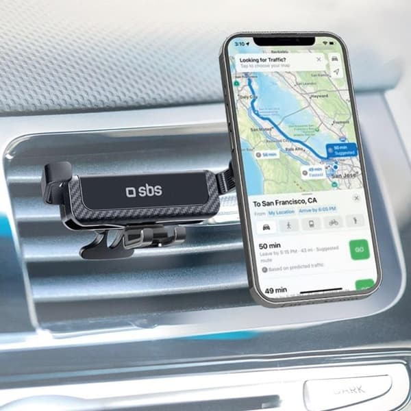 SBS Gravity Smartphonehållare TESUPGRAVSTD - Svart