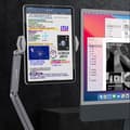 Miniatyrbillede 5 af 7: BONERUY Holder Justerbar Arm Mobiltelefon Tablet Stand Lazy Bracket - Sølv
