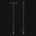 Miniatyrbillede 7 af 7: BONERUY Holder Justerbar Arm Mobiltelefon Tablet Stand Lazy Bracket - Sølv