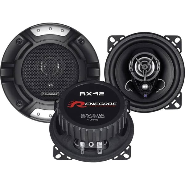 Renegade RX42 2-vägs koaxialhögtalare 120 W Innehåll: 1 par