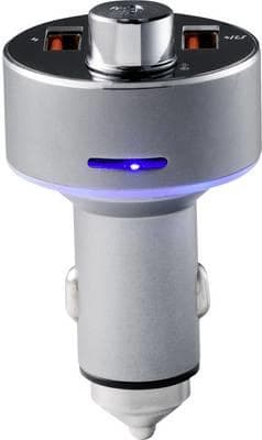 Renkforce RF-CAR-100 FM-lähetin savukkeensytyttimen harmaa (RF-CAR-100)