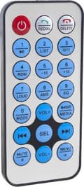 Miniatyrbillede 6 af 7: Audiocore AC9100 radio Car Digital Sort, Rød