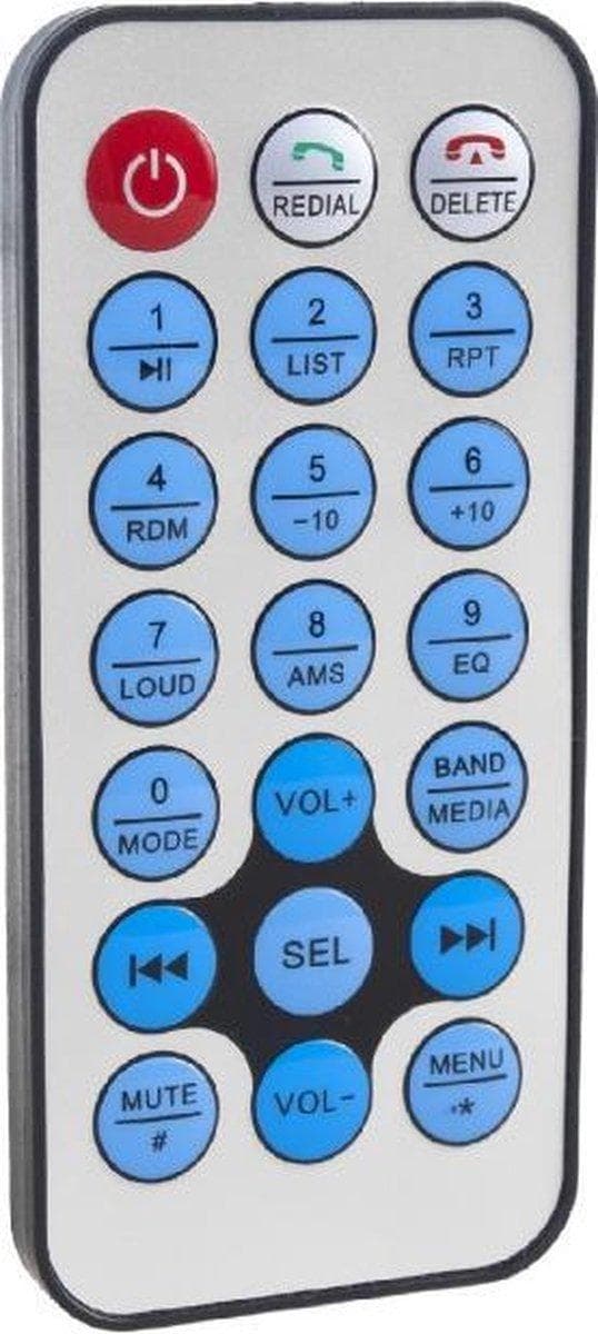 Audiocore AC9100 radio Car Digital Sort, Rød