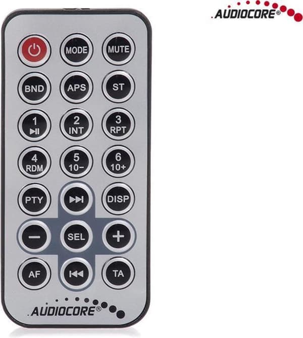Radio Audiocore AC9720 B MP3 / WMA / USB / RDS / SD ISO Bluetooth Monivärinen, APT-X-teknologia