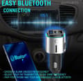 Miniatyrbild 10 av 10: 4smarts Bluetooth FM Musiksändare USB/USB-C Bilsnabbladdare Svart