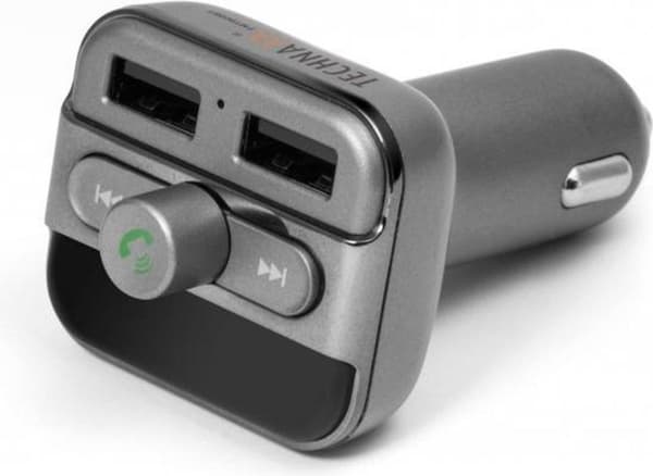 Technaxx FMT-900 FM-lähetin 12-24V ja Bluetooth handsfree-autosarja, jossa 2 x USB