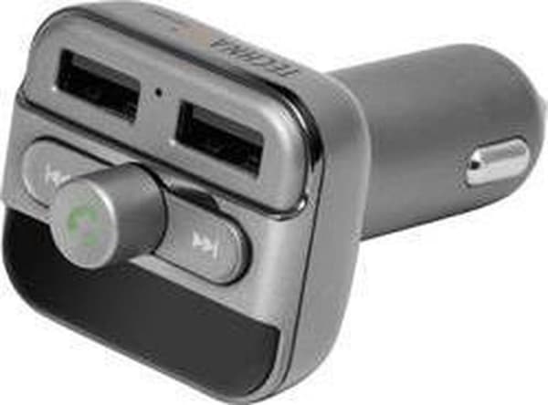 Technaxx FMT-900 FM-lähetin 12-24V ja Bluetooth handsfree-autosarja, jossa 2 x USB