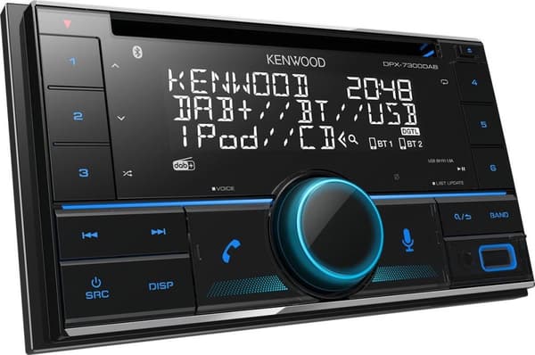 Kenwood DP-X7300DAB 2DIN autoradio - monivärinen