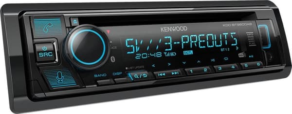 Kenwood KDC-BT960DAB - CD/MP3-autoradio, jossa DAB / Bluetooth / USB / iPod / AUX-IN (KDCBT960DAB)