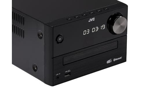 JVC UX-C25DAB - Mikrohifijärjestelmä CD:llä, USB:llä, Bluetoothilla, DAB+:lla, FM-RDS:llä, Black & Oehlbach Radio Rod FM DAB+ Rod-antenni DAB+ FM FM F