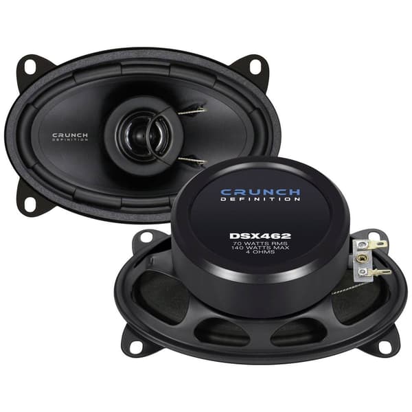 Crunch DSX462 2-vägs koaxialhögtalare 140 W Innehåll: 1 st