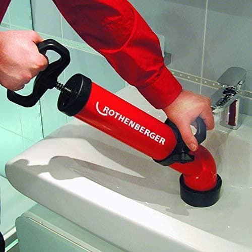 Rothenberger 1000001762 viemärinpuhdistuslaite ROPUMP SUPER PLUS setti adapterilla leveä (1000001762)
