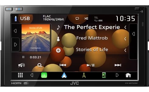 JVC KW-M875DBW auton mediavastaanotin musta WLAN 180 W Bluetooth (KWM875DBW)