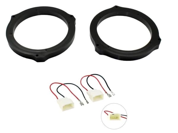 REAR DOOR SPEAKER ADAPTORS RINGS 165MM 6.5″ FOR FORD MONDEO MK4 2007-2014