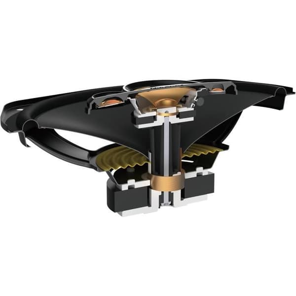 Bilstereoklippare - Pioneer - TS-A6971F - 4-vägs elliptiska - 600 Watt - Känslighet 92 dB