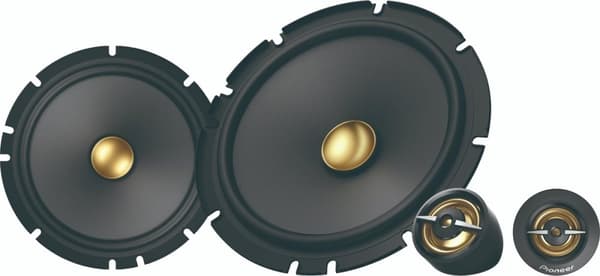 Pioneer TS-A1601C - Bilhøjttalere - 6,5" tommer (16,5 cm) - 2-vejs komposit sæt - 350 W