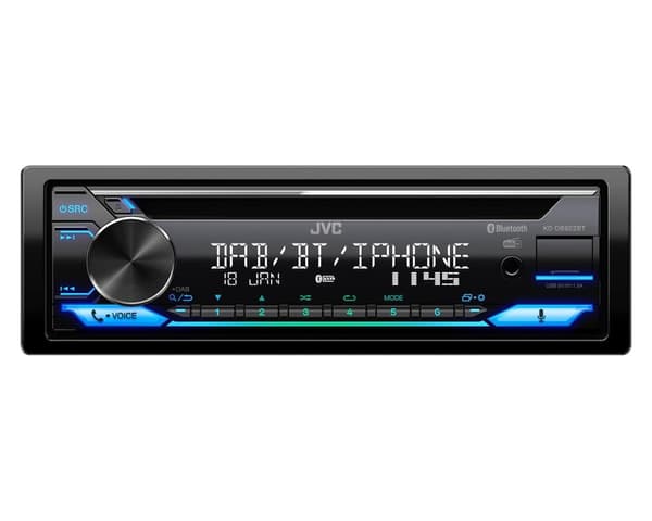 JVC KD-DB922BT autoradio - monivärinen