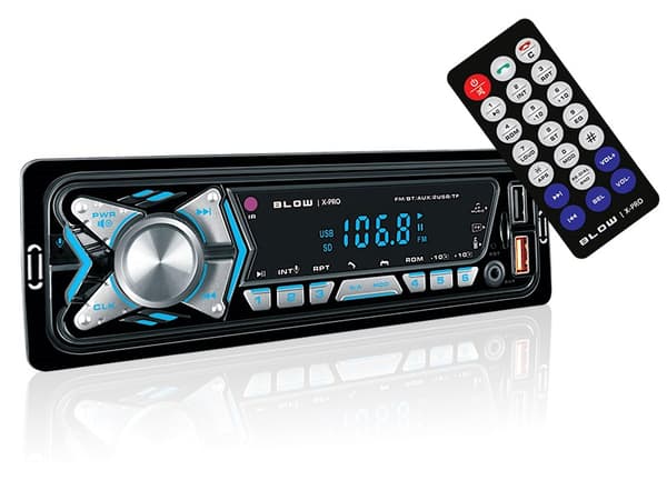 BLOW X-PRO MP3/USB/micro USB/BLUETOOTH-radio autoon, musta
