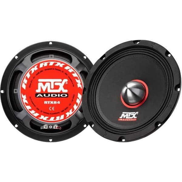 MTX AUDIO - Autokaiutin - MTX basso-keskialue - RTX84 - Ø20cm - 51mm kela - 150W RMS - 600W - Huippu 4O 97.7dB/2V/1m myydään erikseen