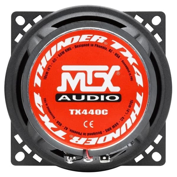 MTX TX440C 2-vejs 10 cm 60 W RMS koaksiale bilhøjttalere med 4 cellulosemassekegler