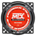 Miniatyrbillede 3 af 4: MTX TX440C 2-vejs 10 cm 60 W RMS koaksiale bilhøjttalere med 4 cellulosemassekegler
