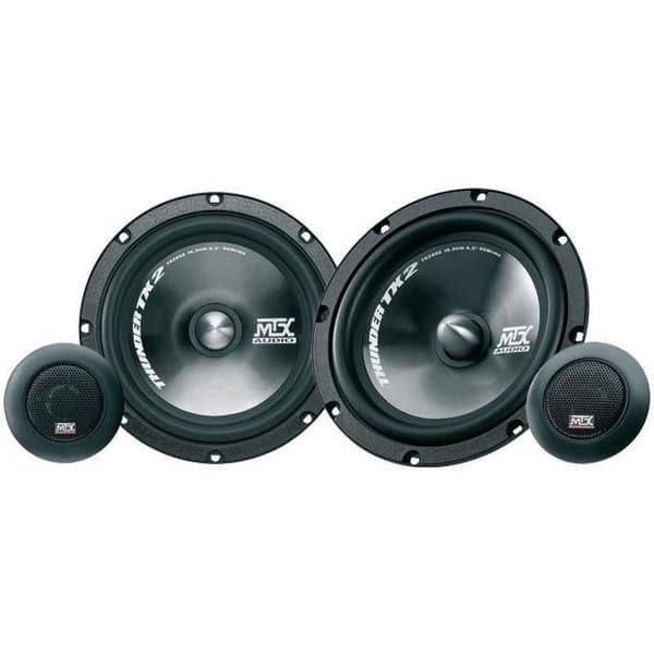 MTX TX265S Bilhøjttalere 2-vejs sæt 16,5 cm 65 W RMS 40 Neodym diskant 25 mm silkekuppel polypropylenkegle