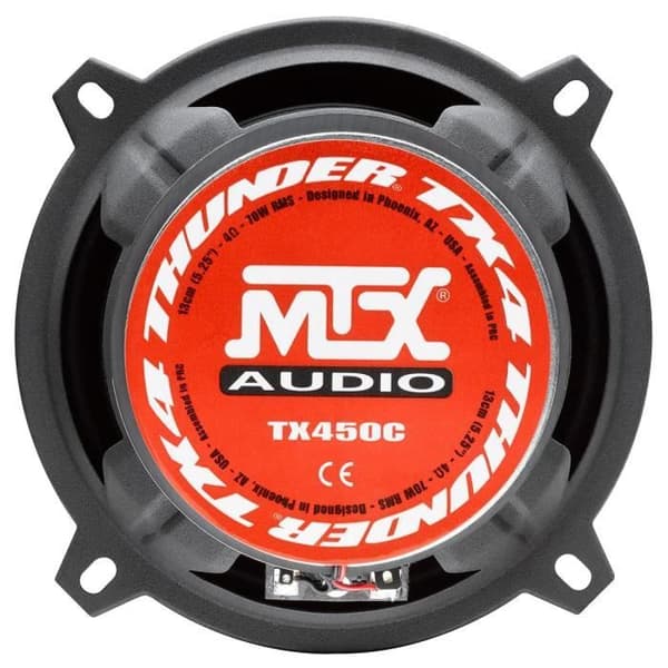 MTX TX450C 2-vägs 13 cm 70 W RMS koaxiala bilhögtalare med 4 cellulosakoner