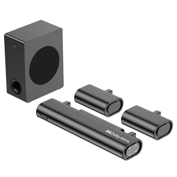 Ljudbar Högtalarsystem, 5.1 Kanal Surroundljud, 380 Watt Effekt,Hiwill A51