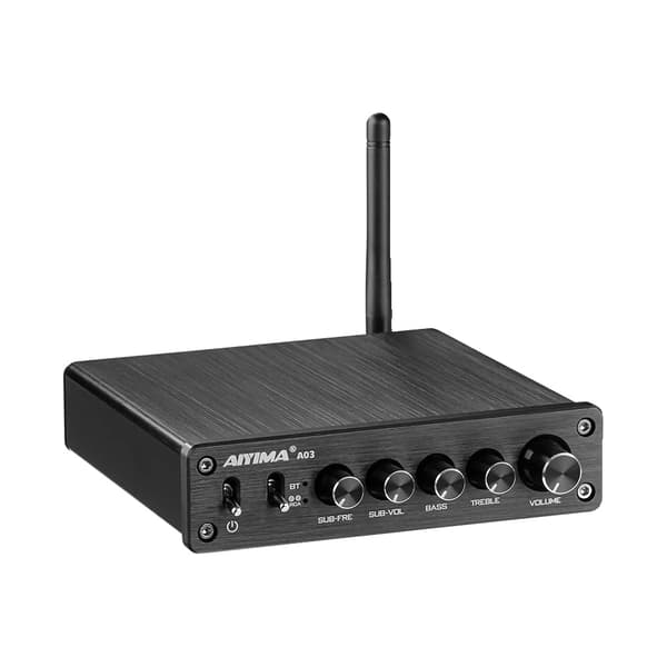 Bluetooth-forstærker, HiFi-lydkvalitet, 21 digital lydstyrke,Kun A03 forstærker