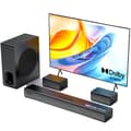 Miniatyrbillede 1 af 2: Soundbar-system, 450 watt output, Bluetooth 5.3 forbindelse, 6,5 tommer subwoofer,Hiwill A51 pro
