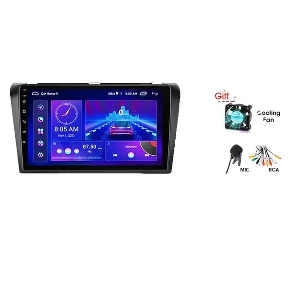 Android-autosoitin, monimedia-videosoitin, GPS-navigointi, T3L-MIC-FS